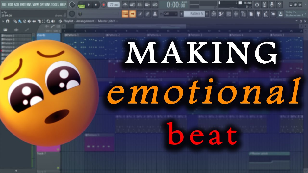 how to make emotional & sad beat with FL studio plugins - YouTube