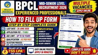 BPCL Vacancy 2026 | Engineers, Finance, CS, Petrochemicals & Managers Recruitment