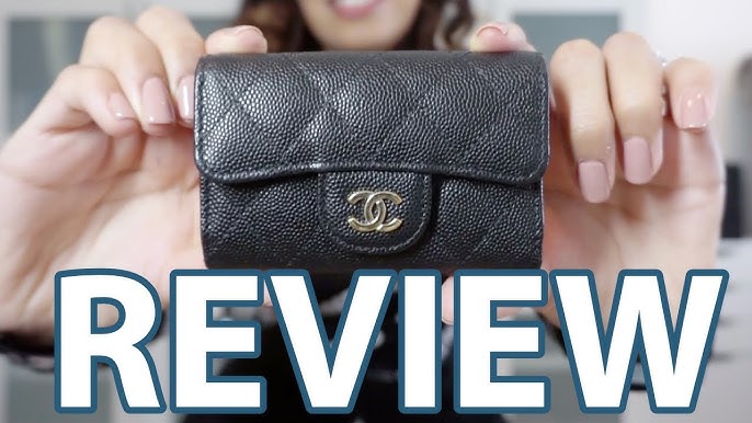 chanel key chain wallet