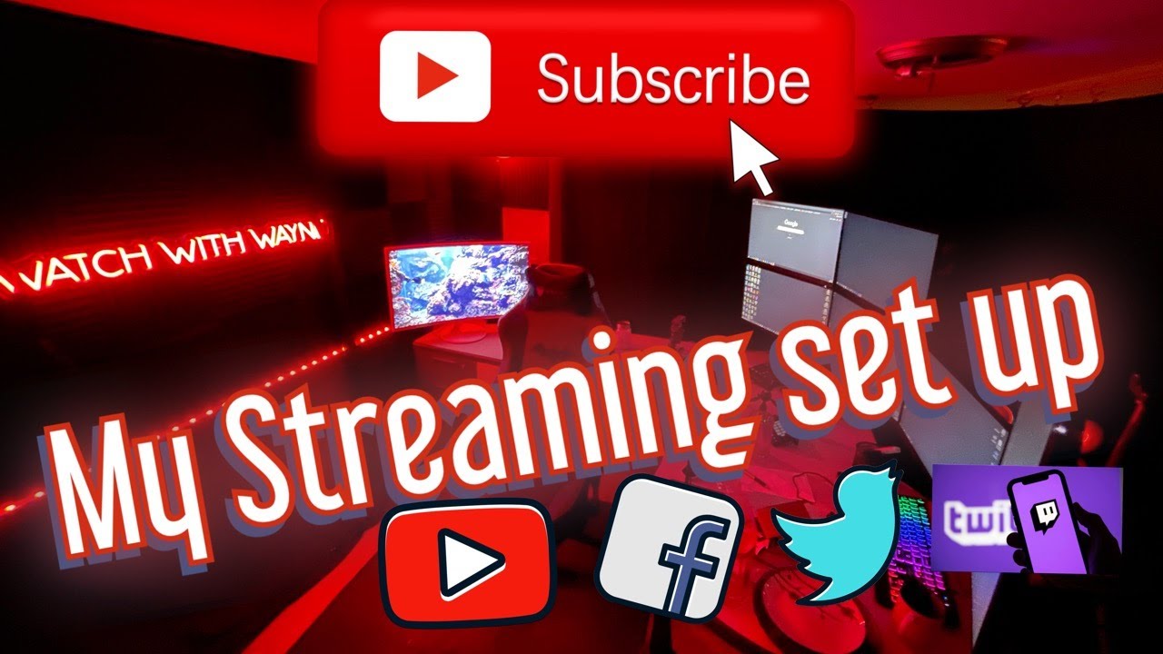 My streaming set up for YouTube and twitch! - YouTube
