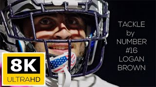 Tackle by Number #16 -  Logan Brown  - 8K UHD - Freedom High School Football