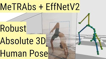 MeTRAbs + EfficientNetV2 = Robust Absolute 3D Human Pose (Qualitative Teaser)
