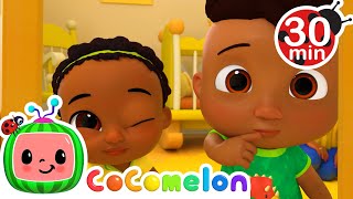 Baby in the Mirror  30 MIN COMPILATION | Let's learn with Cody! CoComelon Songs for kids