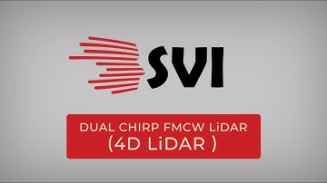 SVI’s Dual Chirp 4D FMCW LiDAR Technology