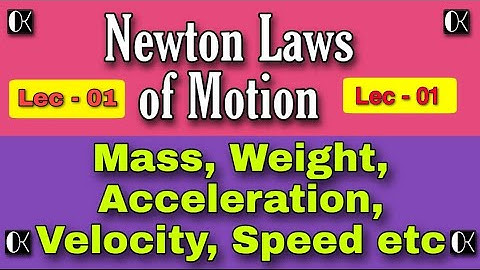 Lec - 01 || Newton