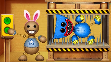 Huggy Wuggy Buddy vs Machines Press | Kick the Buddy Mod Skin Poppy Playtime Android Gameplay