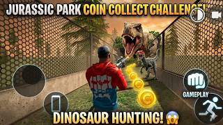 Jurassic Park Me Coin Collect Challenge! 😱 Dinosaur Hunting #indianbikedriving3d  screenshot 1