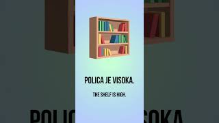 Learn Serbian ★ Polica - Shelf #shorts
