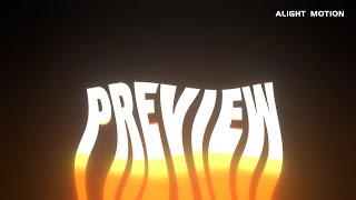 Melting Text Effect | Liquid Text Animation | Alight Motion Text Effect | Tutorial