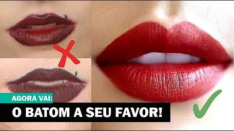 Como preencher os lábios com batom?