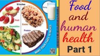 Food and human health part 1 class 10th science chapter 1 rbse by physics guru 12