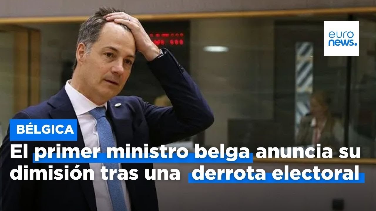 El primer ministro belga De Croo anuncia su dimisión tras una dura ...