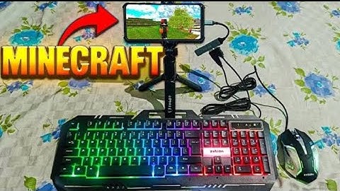 Minecraft with Keyboard & Mouse – The Ultimate Mobile Experience!😍