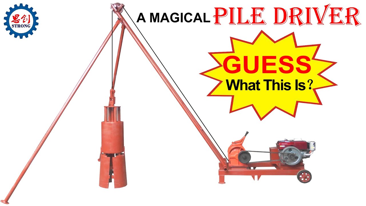 A Magical And Affordable Pile Driver Made In China
