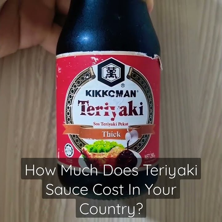 How Much Does Teriyaki Sauce Cost In Your Country? #food #foodie #foodlover #foodporn #lovefood #eat