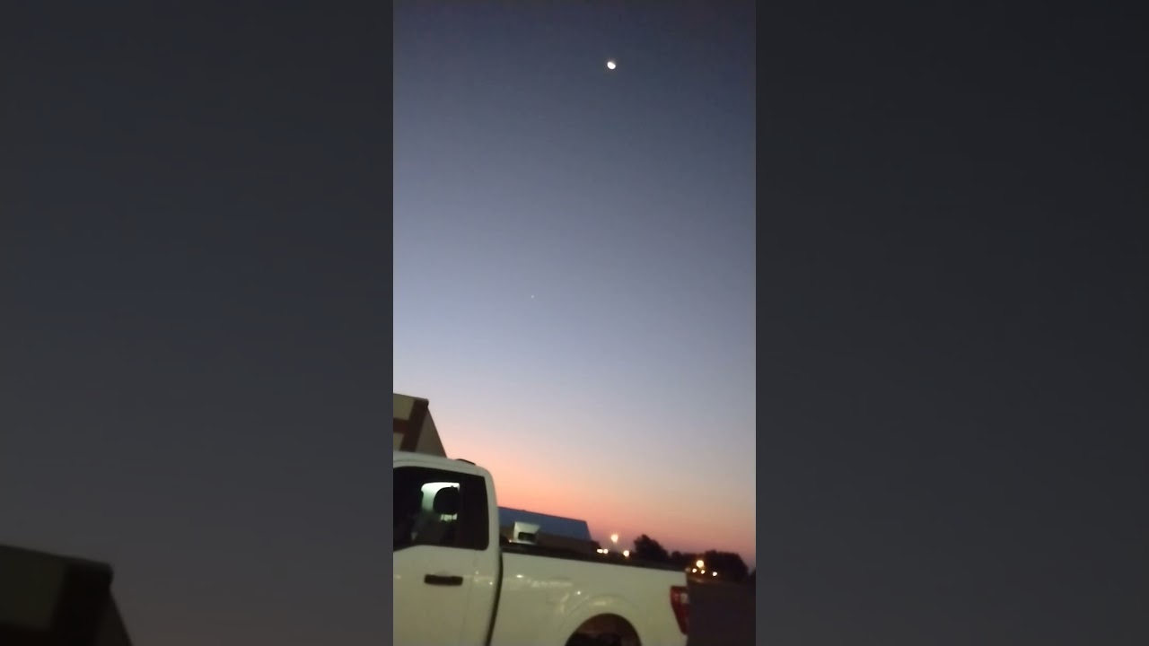 part of the planetary parade this morning I didn't get a good video but I plan to tomorrow