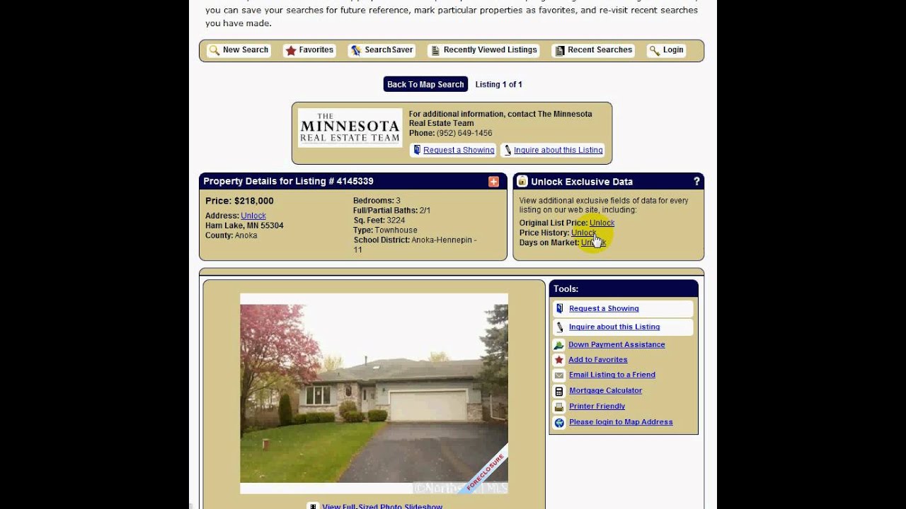 Search MN Real Estate Northstar MLS Member