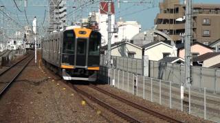 阪神電鉄　1000系1255F三宮行き快速急行　　2011/6/28
