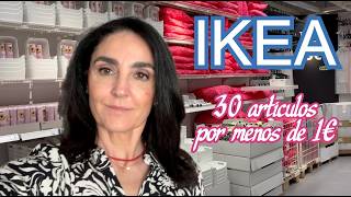 IKEA / 30 ARTÍCULOS PRÁCTICOS POR MENOS DE 1€