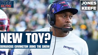 Patriots DC DeMarcus Covington has NO CLUE why Marcus Jones wasn't playing offense | Jones & Keefe