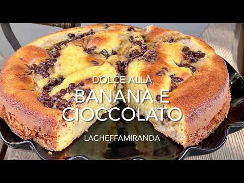 DOLCE ALLA BANANA E CIOCCOLATO un dolce senza tempo, per colazioni e merende saporite e coccolose.