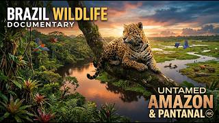 Brazil Wildlife Documentary | Untamed Amazon &amp; Pantanal (4K)