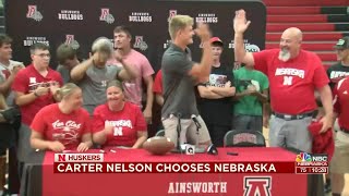 Carter Nelson chooses Nebraska