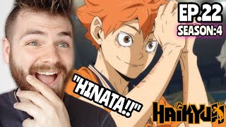 HINATA LET'S F**KING GO!!! | HAIKYUU!! - EPISODE 22 | SEASON 4 | REACTION!