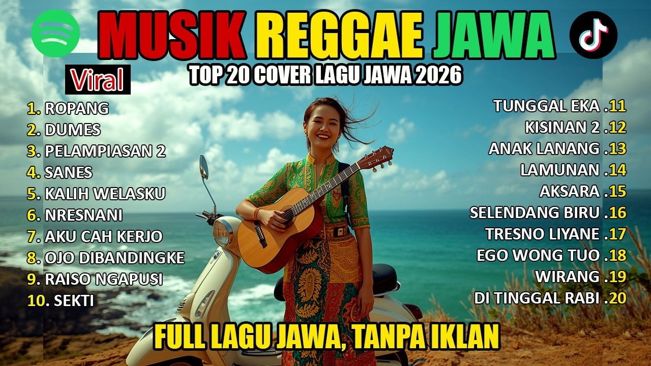 🎧🔥Full Album Reggae JAWA POPULER Top Lagu Spotify Indonesia 2026 Kumpulan Musik Cover SKA REGGAE
