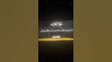 سورة الأحزاب|41-43|القارئ:#محمد_اللحيدان #قران #quran #راحة_نفسية#قران_كريم#تلاوة_هادئة#تلاوة_خاشعة