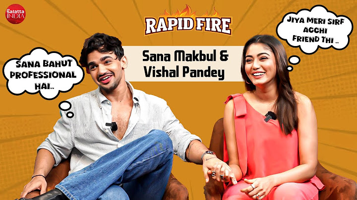 Sana Makbul Vs Vishal Pandey: Rapid Fire Round | Jiya Shankar| Bigg Boss