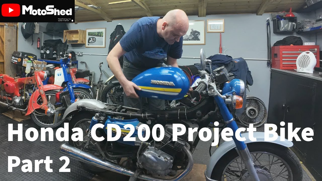 Проект Honda CD200 Часть 2.