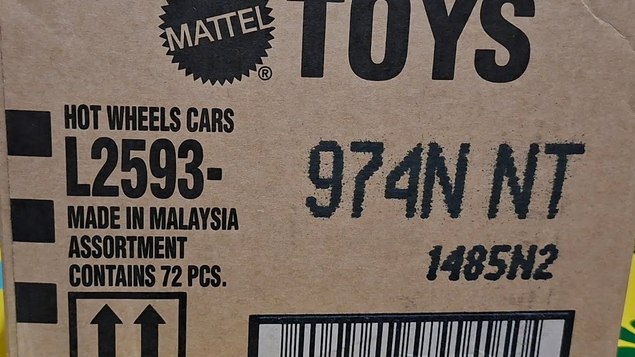 Abriendo caja "N" de Hot Wheels básicos 2025