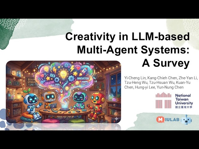 Creativity in LLM-based Multi-Agent Systems: A Survey 縮圖
