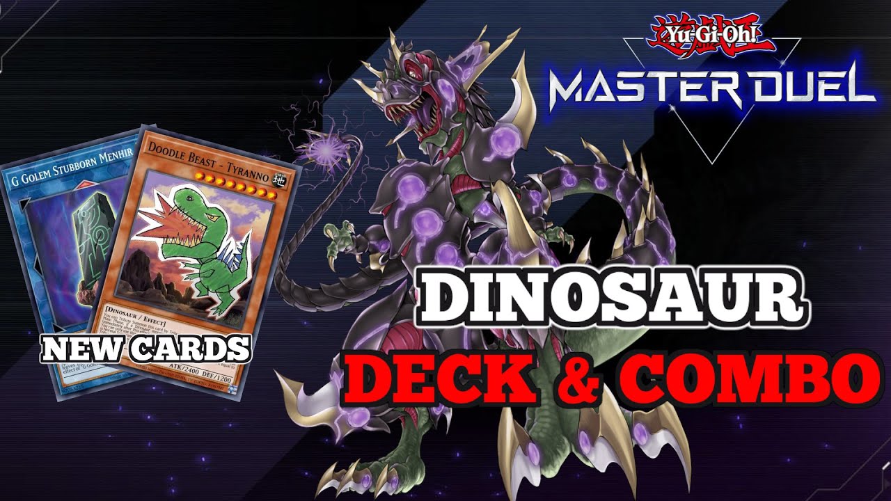 Dinosaurs Ft. G Golem | Deck & Combo Guide | Yu-Gi-Oh! Master Duel ...