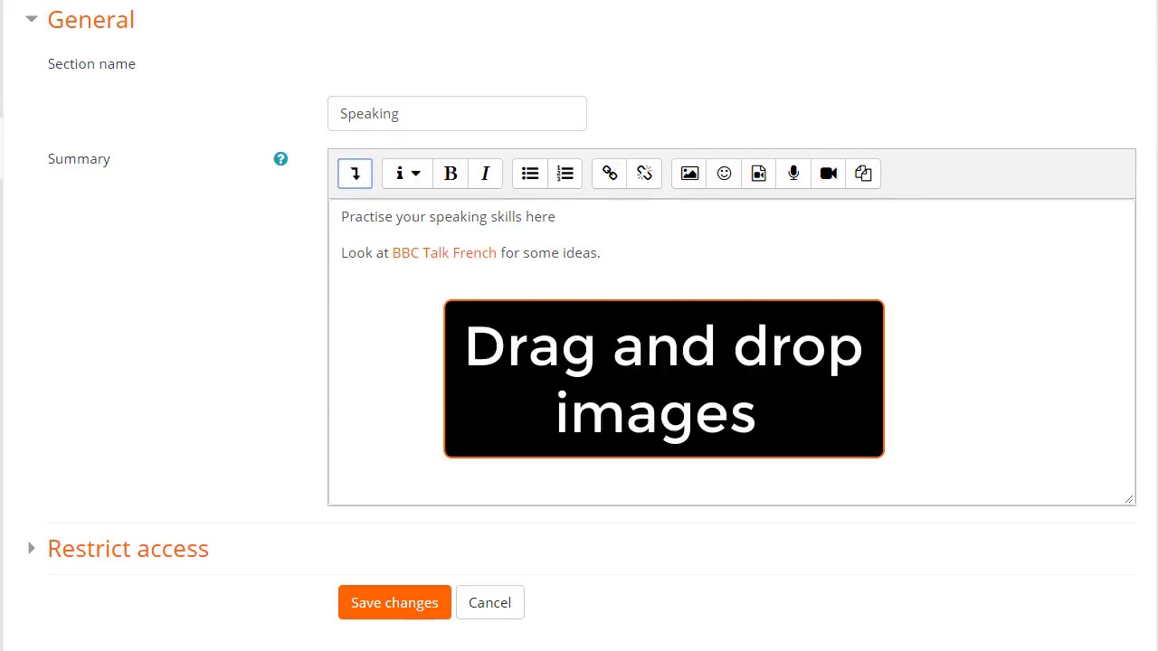 5 Adding and Editing text Moodle 3 5 - YouTube