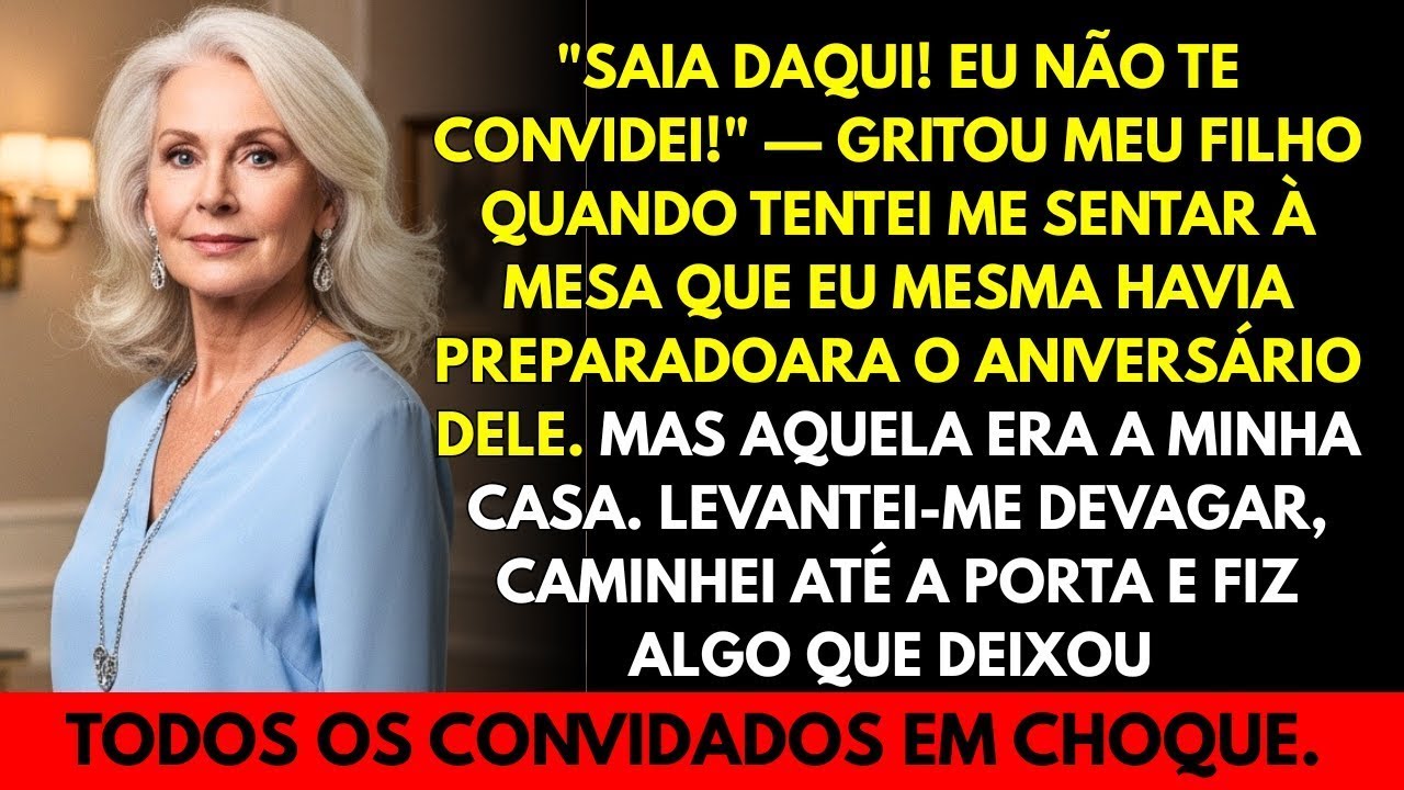 Meu filho gritou: “Saia daqui, eu não te convidei!” na minha casa… o que fiz depois gelou a todos.