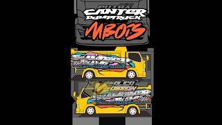 DESIGN STIKER CANTER DUMPTRUCK #drivermuda #trukmbois #trukmania #trukcanter #dumptruck #trukoleng