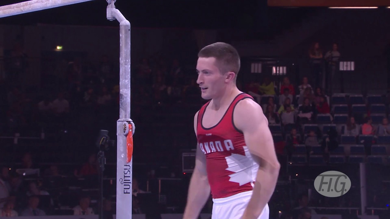 all around cooling 2019 Artistic Worlds, Stuttgart (GER) – Jackson PAYNE (CAN), Qualifications Parallel Bars