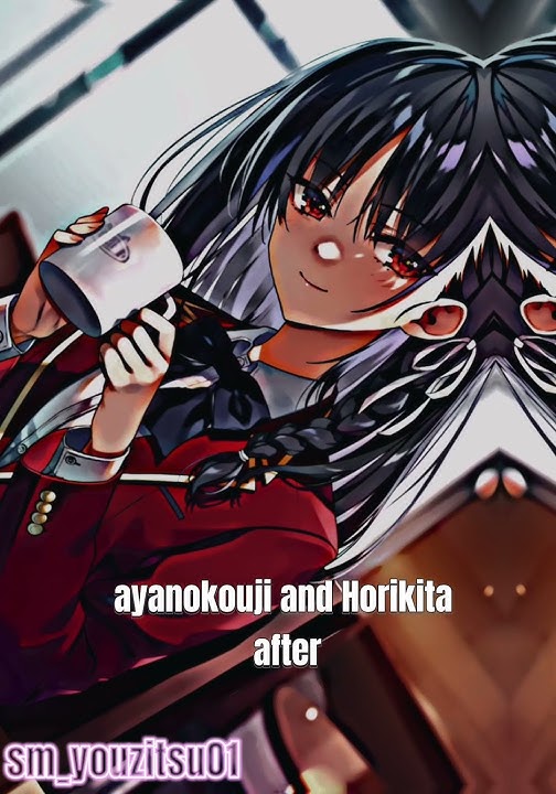 Ayanokoji smiles only with horikita 😊😇 #animeedit #ayanokouji