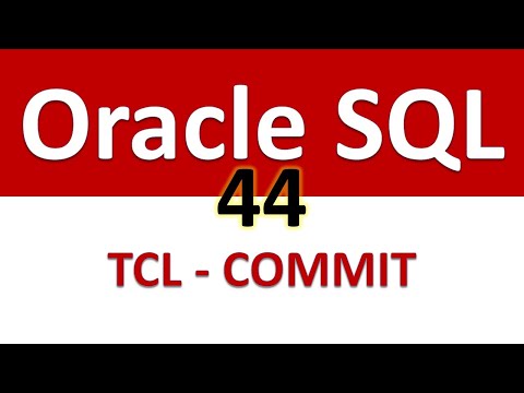 Oracle SQL Developer Tutorial For Beginners   44  TCL   COMMIT