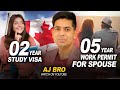 1 year or 2 year study in Canada | Get 5 years work permit for your spouse