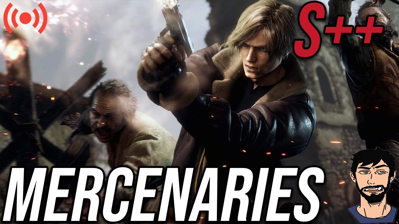 Handcannon Unlocked - RE4 Remake Mercenaries S++ ALL Stages