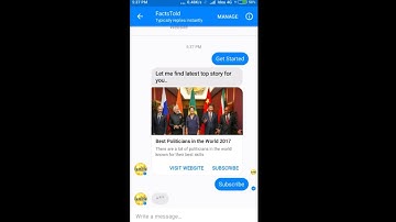 Messenger Bot Demo