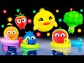 🐑 Baa Baa Ovelhinha Preta | Frutinhas Divertidas - Mundo Sensorial do Bebê 🌈