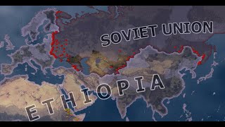 HOI 4 Timelapse - Soviet Union vs God Ethiopia