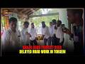 Banjo Band Protest Over Delayed Road Work in Torxem