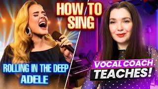 FINALLY learn to belt high notes with EASE! 'Rolling In The Deep' Vocal Tutorial