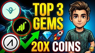 🚀 Top 3 Hidden Crypto Gems | 20X Coins (VIRTUAL, GRASS, AIOZ) 🔥