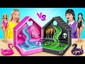 私たちは素晴らしい人形用プールを作ります | 水曜日対バービー Multi DO Girls